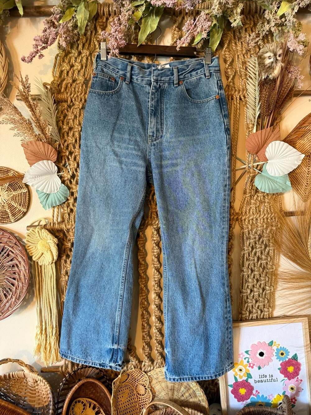 Christian Dior Vintage High-Rise Blue Denim Jeans